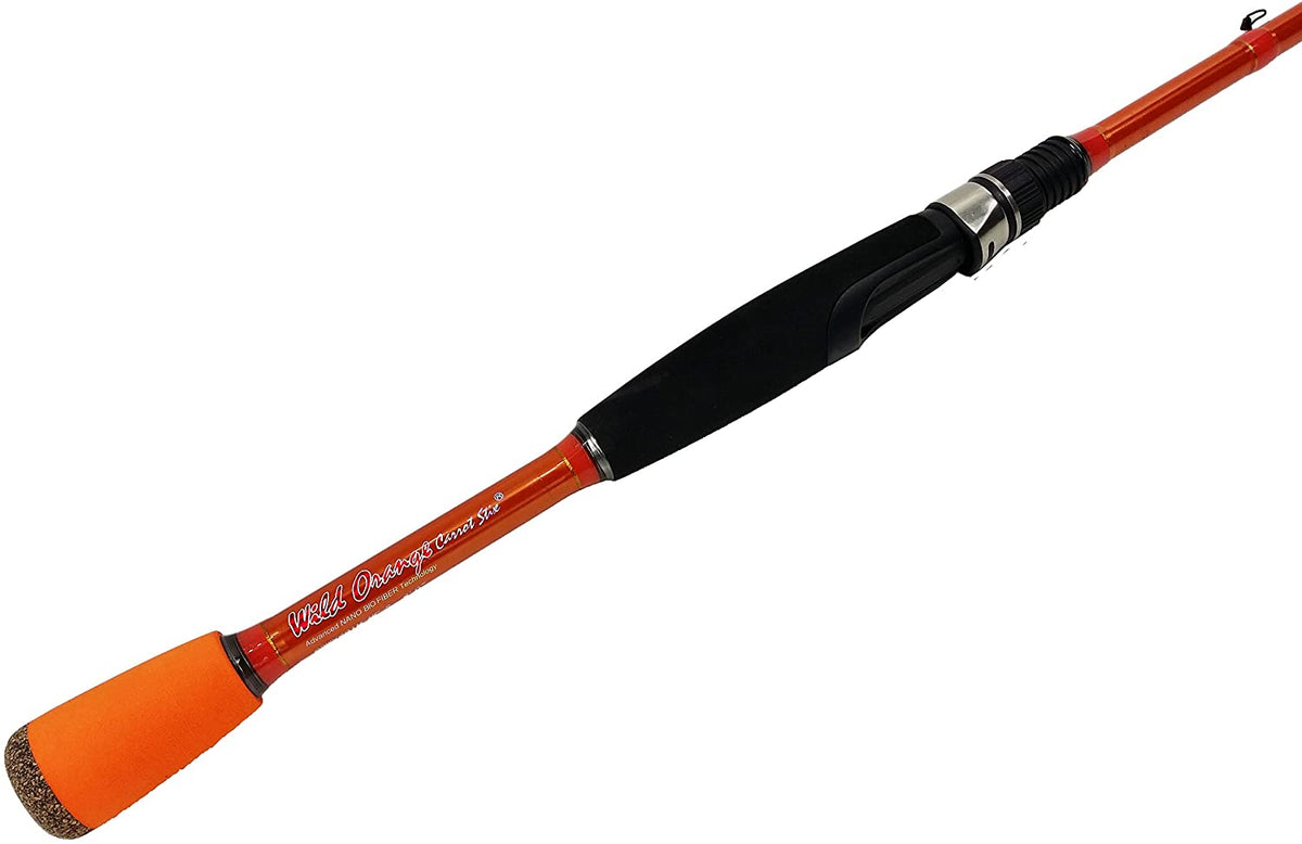 Wild Wild Orange Medium Lite Fast spinning 1-piece fishing rod