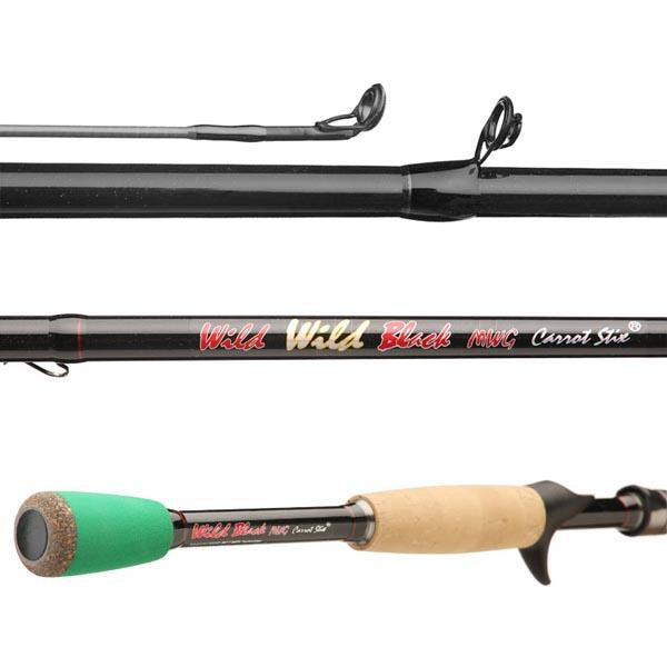 Wild Wild Black MicroWave Guide Medium
 Moderate Fast
 casting 1-piece fishing rod