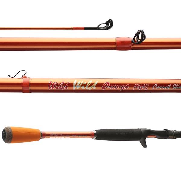Wild Wild Orange MicroWave Guide Medium Heavy
 Fast
 casting 1-piece fishing rod