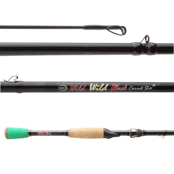 Wild Wild Black  Medium
 Moderate Fast
 spinning 1-piece fishing rod