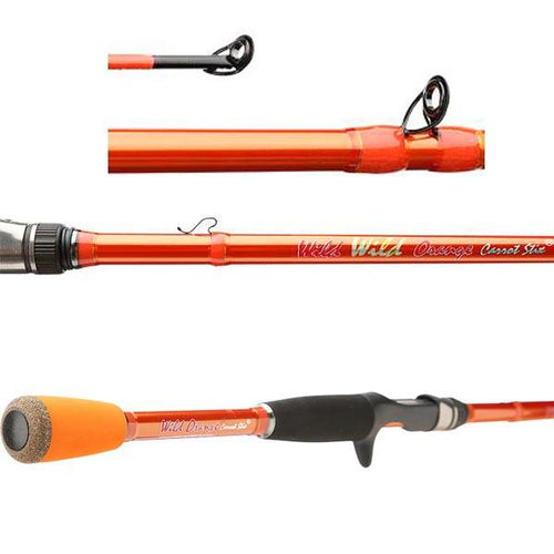 Wild Wild Orange Medium
 Moderate
 casting 2-piece fishing rod