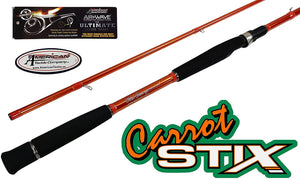 C2WX-1062M-MF-S - Wild Orange Giant 2-Piece Spinning Rod 10'6" Med Mod Fast